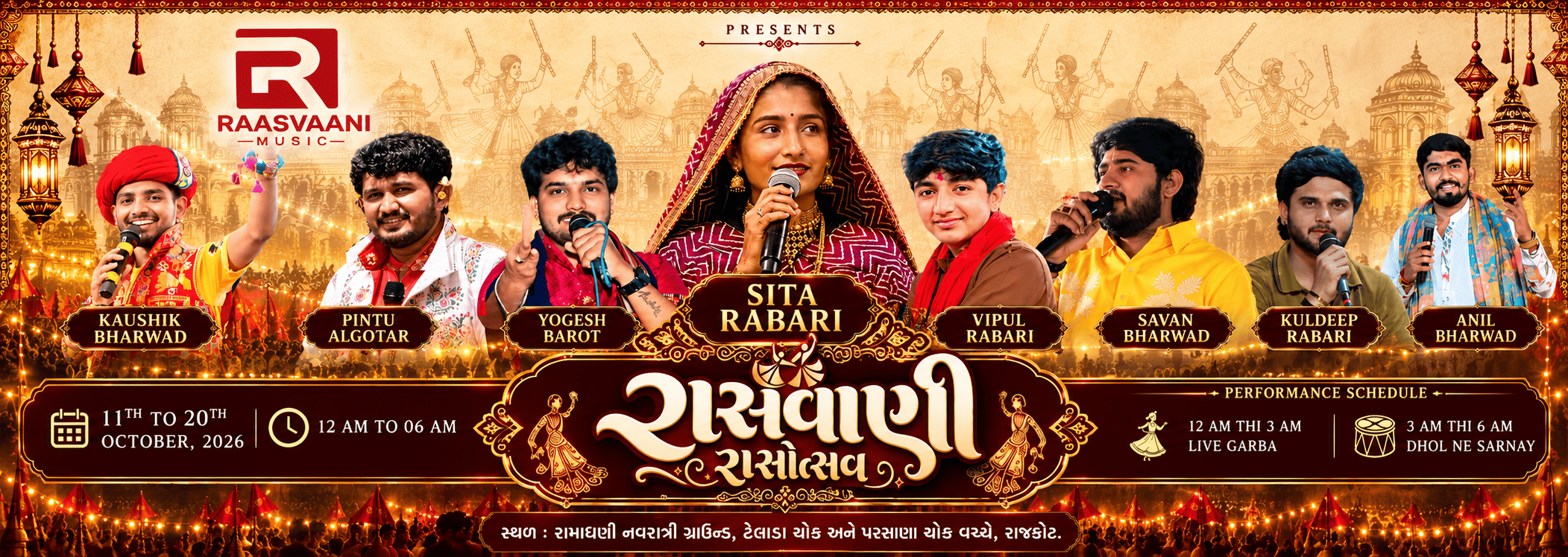 Raasvaani Raasotsav 2026 - Dome Navratri